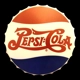 Licensed Pepsi-Cola Button Wall Bu..
