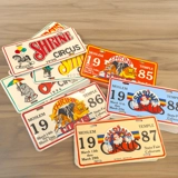 Original Shrine Circus License Plates ..