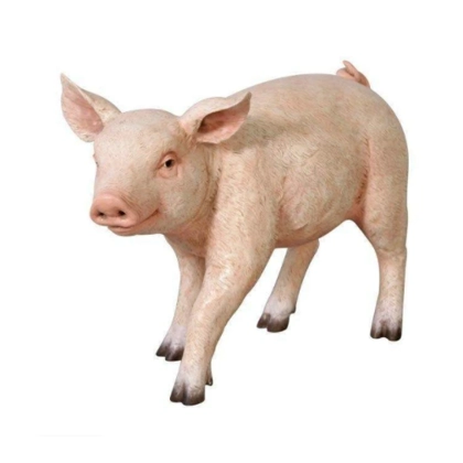 LIFE SIZE BABY PIG STATUE / BABY PIGLET STATUE / ANIMAL STATUES LIFE SIZE BABY PIG STATUE / BABY PIGLET STATUE / ANIMAL STATUES