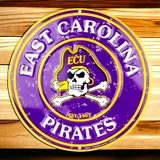 East Carolina Pirates Sign / College S..