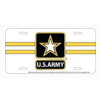 Army License Plate / Military Vanity Plates