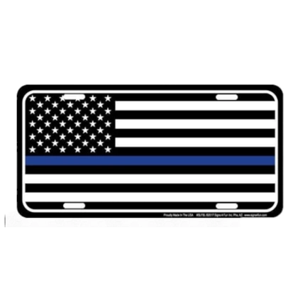Law Enforcement Support License Plate / Police Vanity Plates