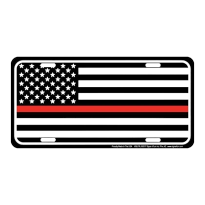 Fire Service License Plate / Firemen Vanity Plates