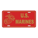 US Marines License Plate / USMC / Unit..