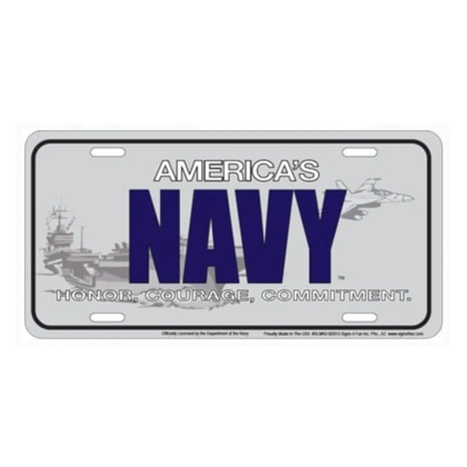 America's Navy License Plate / Navy Military Vanity Plates