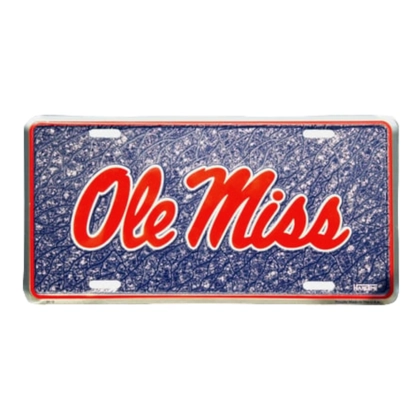 Ole Miss License Plate / University of Mississippi Vanity Plates