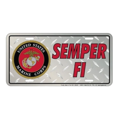 Semper Fi License Plate / Marine Vanity Plates