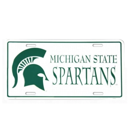 Michigan State Spartans License Plate / Eastern Michigan College Vanity Plates