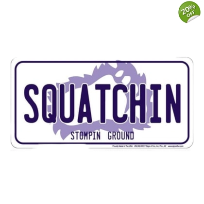 Sasquatch License Plate / Bigfoot Plates / Squatchin
