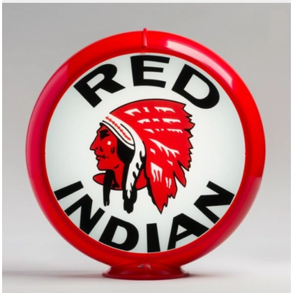 Red Indian Gas Pump Globe / Red Indian Gasoline Globes Red Indian Gas Pump Globe / Red Indian Gasoline Globes