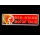 Porcelain Red Indian Motor Oils Ne..