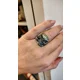 Size 8 3/4 Biker Ring 80s Biker Ri..