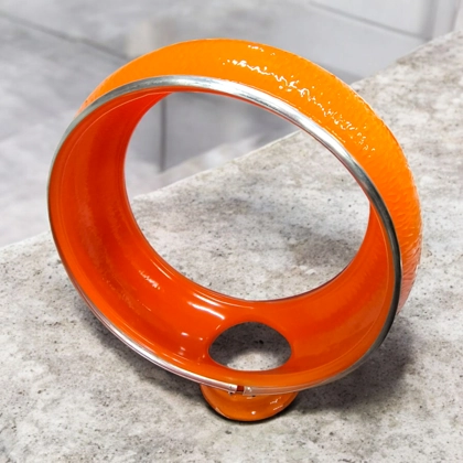 Reproduction Orange Gill Ripple Gas Pump Globe Body / Ripple Bodies for Gas Pumps Reproduction Orange Gill Ripple Gas Pump Globe Body / Ripple Bodies for Gas Pumps