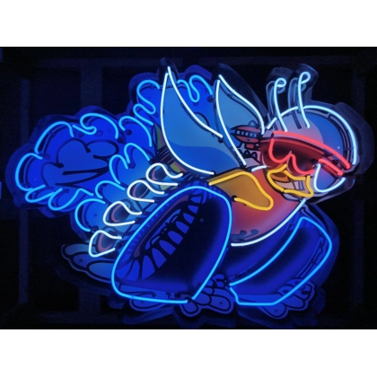 Dodge Scat Pack Neon Sign / Scat Pack Super Bee Mens Garage Wall Signs