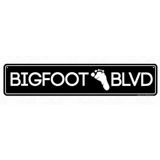 Bigfoot Blvd Metal Sign / Sasquatch St..