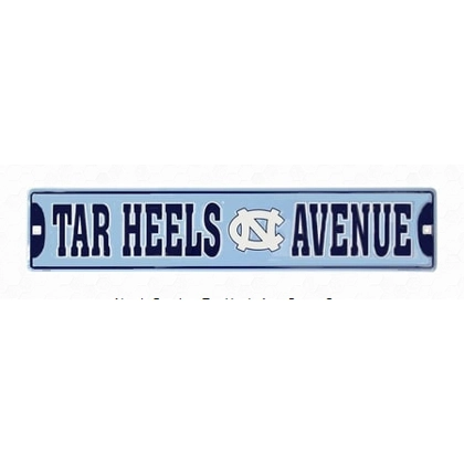 Tar Heels Avenue Street Sign / North Carolina Road Signs