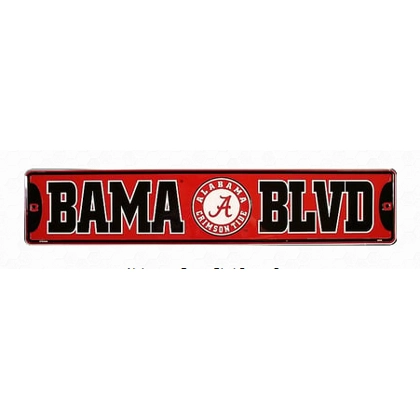 Bama Blvd Street Sign / Alabama Crimson Tide Signs