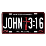 John 3:16 License Plate / Christian Bi..