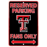Texas Tech Reserved Parking Sign / Mas..