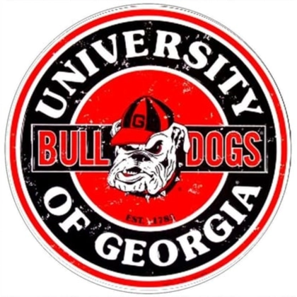 24" Licensed University of Georgia Bulldogs / UGA Bulldogs / College Signs