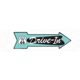 Drive-In Route 66 Arrow / Route 66 Sign