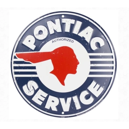 12" Pontiac Service Sign / Pontiac Signs