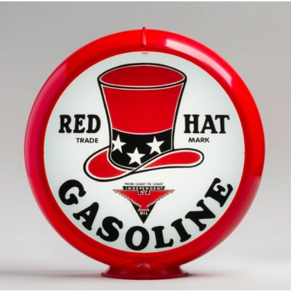 Licensed Red Hat Gas Pump Globe / Globes For Gas Pumps / Tri-Star Gas Pump Licensed Red Hat Gas Pump Globe / Globes For Gas Pumps / Tri-Star Gas Pump
