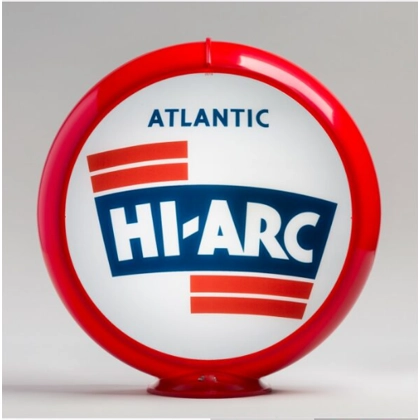 Atlantic Hi-Arc Gas Pump Globe / Hi-Arc Globe For Gas Pumps / Petro Atlantic Hi-Arc Gas Pump Globe / Hi-Arc Globe For Gas Pumps / Petro