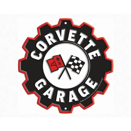 Licensed 12" Corvette Garage Sign / Embossed Aluminum Signs for Garage or Man Cave Licensed 12" Corvette Garage Sign / Embossed Aluminum Signs for Garage or Man Cave