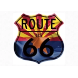 Route 66 Arizona Shield Sign / Route 6..
