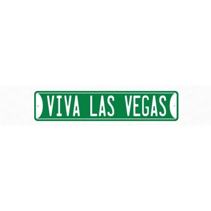 Viva Las Vegas Street Sign / Nevada Casino Road Signs