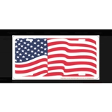 USA Flag License Plate / United States..