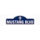 Licensed Ford Mustang Blvd Sign / ..