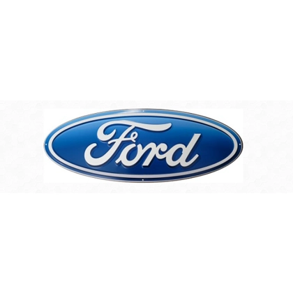 Licensed Ford Emblem Oval Die Cut Sign / Ford Vintage Car Logo Signs / Garage