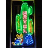 Route 66 Motel Siesta Neon Sign / Hote..