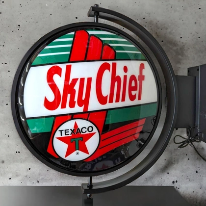 Texaco Sky Chief LED Rotating Sign / Texaco LED Signs