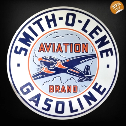 Smith-O-Lene Aviation Sign / Smitholene Gasoline Signs