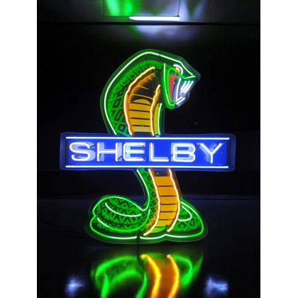 Licensed Shelby Cobra Neon Sign / Snake Signs / Cobra Neon / Man Cave