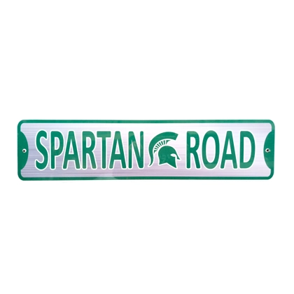 Spartan ESU Street Sign / Spartans Wall Signs / Eastern Michigan Decor
