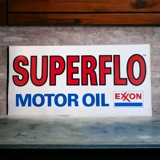 Exxon Superflo Motor Oil Decal / Exxon..