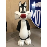 Sylvester And Tweety Bird Statue / Man..