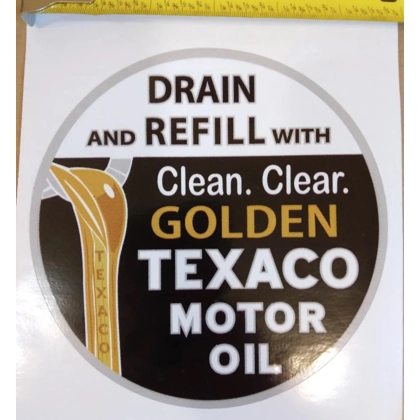 Texaco Decal * 6in Decals for Gas Pump / Petro Sticker / Stickers for Garage or Man Cave / Oil Petrol / Classic Car Vintage Retro Gas Pumps