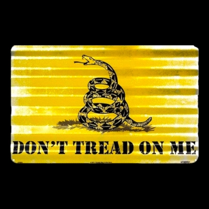 Don't Tread On Me Sign / Corrugated / Man Cave / Snake Don't Tread On Me Sign / Corrugated / Man Cave / Snake