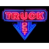 Truck Dept Neon Sign / Trucks Departme..