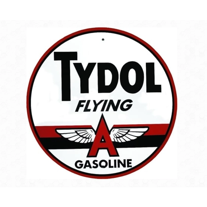 24" Tydol Flying A Gasoline Sign / Flying A Petro Gas Signs
