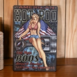 American Hot Rod Sign / USA Pinup Sign..