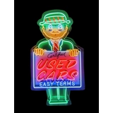 Certified Used Cars Neon Sign / Dealer..