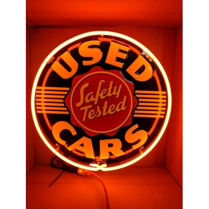 Used Cars Neon Sign / Car Dealership Signs / Classic Car Neons