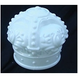 White Crown Gasoline Gas Pump Globe / ..