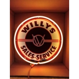 Willy's Neon Sign / Willys Sales & Ser..